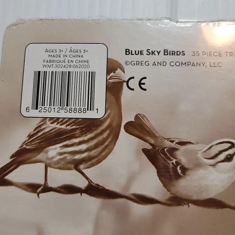 NEW Cobble Hill Tray Puzzle Blue Sky Birds